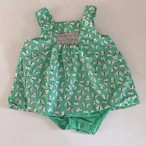 Carters baby girl butterfly outfit